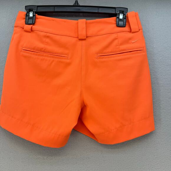 Nike Golf Shorts Women's Size 0 Orange Tour Performance Dri Fit Athleisure Sport - Picture 2 of 12